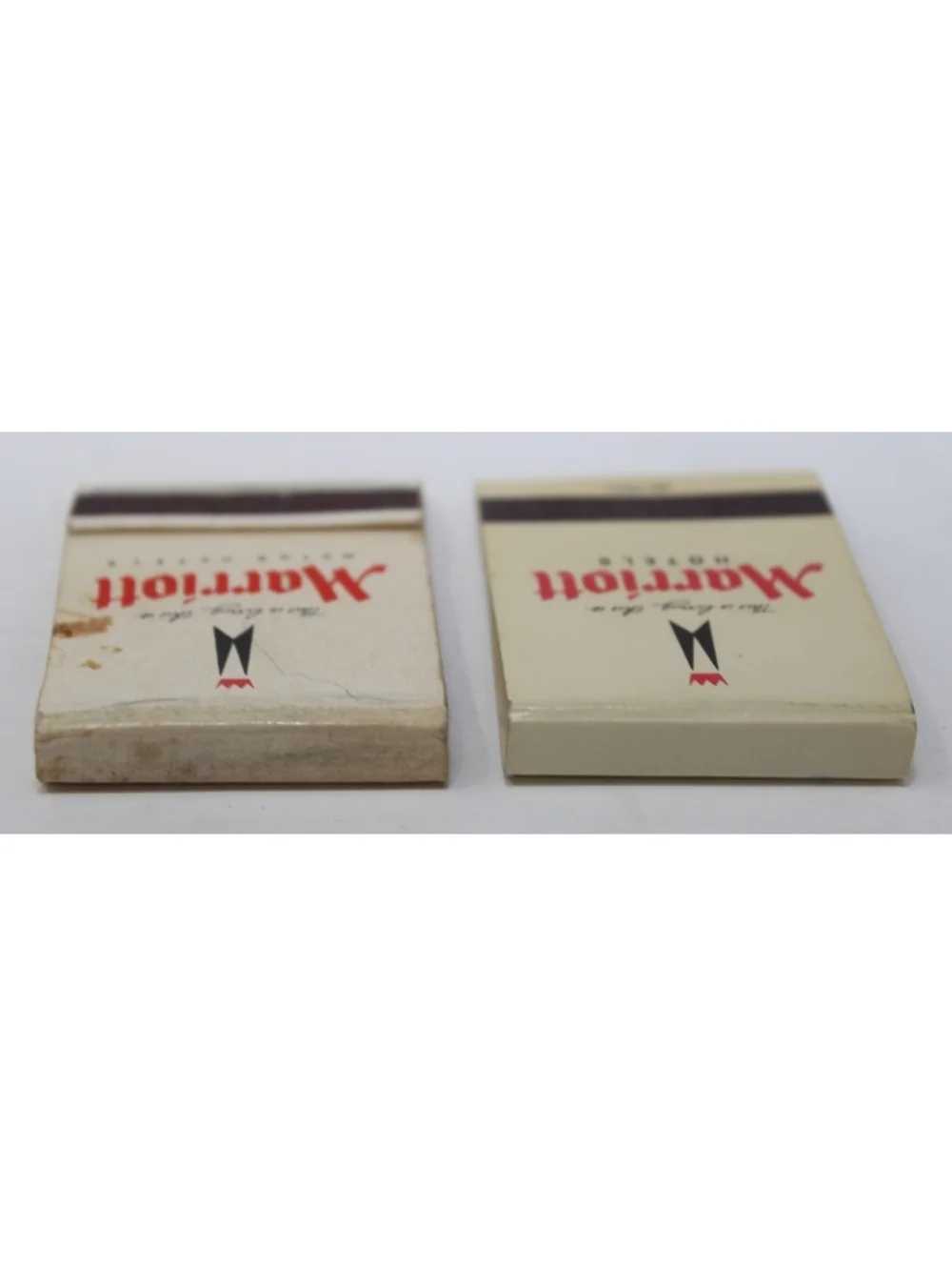 Vintage 1960s Lot of 2 Matchbooks This Is Living This is Marriott Motor Hotels